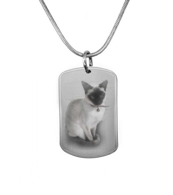 Dog Tag including photo engraving